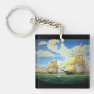 Porte-clés Navires clipper Fitz Henry Lane 1853