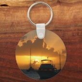Porte-clés Navires et Sunset Tropical Seascape (Verso)
