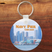Porte-clés Navy Pier - Chicago Illinois (Recto)