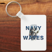 Porte-clés Navy Waves (Recto)