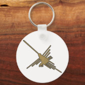 Porte-clés Nazca Lines Hummingbird Faux Broderie Imprimer (Recto)
