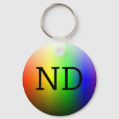 Porte-clés ND (NeuroDiverse) (Verso)