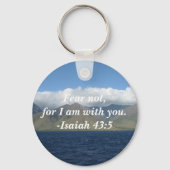 Porte-clés Ne Craignez Pas Car Je Suis Avec Vous Bible Verse  (Recto)