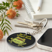 Porte-clés Ne croquez pas sans Jésus (Devant Droit)