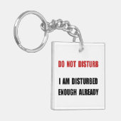 Porte-clés Ne dérangez pas (Devant gauche)