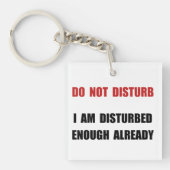 Porte-clés Ne dérangez pas (Devant)