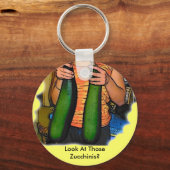 Porte-clés Ne détestez pas mes courgettes "Double Z" ! (Recto)