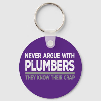 Porte-clés Ne discutez jamais avec les plombiers