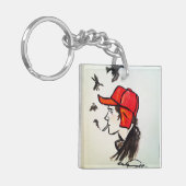 Porte-clés Ne dites pas quiconque… (Devant gauche)