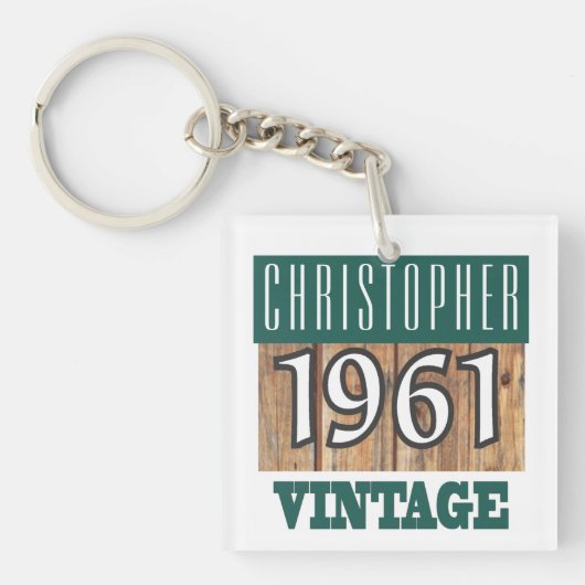 Porte-clés Né en 1961 (Devant)