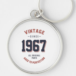 Porte-clés Né en 1967 Anniversaire