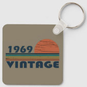 Porte-clés Né en 1969 anniversaire vintage (Dos)