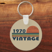 Porte-clés Né en 1970 anniversaire vintage (Recto)