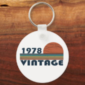 Porte-clés Né en 1978 anniversaire vintage (Recto)