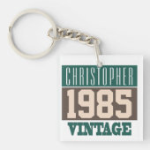 Porte-clés Né en 1985, Cadeau personnalisé (Devant)