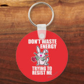 Porte-clés Ne gaspillez pas d'énergie (Recto)