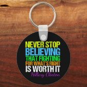Porte-clés Ne jamais cesser de croire en la motivation Hillar (Verso)
