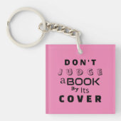 Porte-clés "Ne juge pas un livre par sa couverture" Inspirati (Devant)