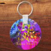 Porte-clés Ne laisse personne voler ta joie (Recto)