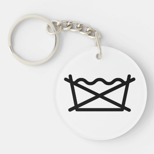 PORTE-CLÉS NE LAVEZ PAS ! (Devant)