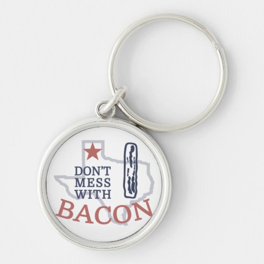 Porte-clés Ne manquez pas avec Bacon (Devant)