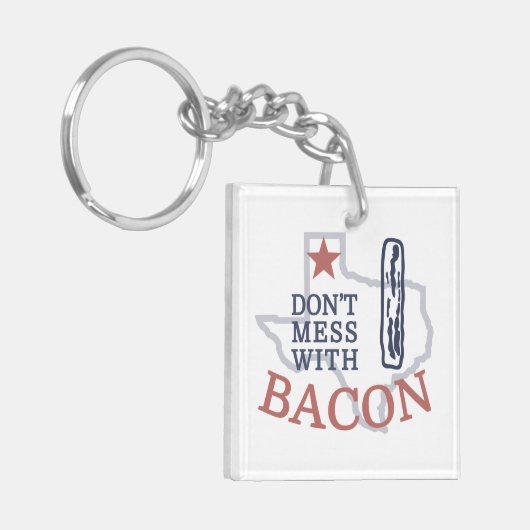 Porte-clés Ne manquez pas Bacon (Devant gauche)