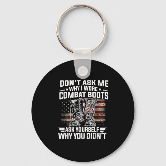 Porte-clés Ne Me Demandez Pas Pourquoi Je Porte Des Bottes De (Recto)