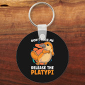 Porte-clés Ne me faites pas libérer le platy aime la facture (Recto)