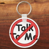 Porte-clés Ne me parle pas (Recto)