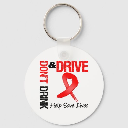 Porte-clés Ne pas boire et conduire (Recto)