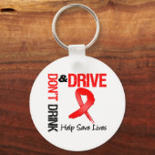 Porte-clés Ne pas boire et conduire (Recto)