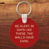 Porte-clés Ne pas Conversation 1941 Poster soviétique avec te (Verso)