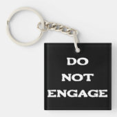 Porte-clés Ne pas engager (Devant)