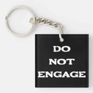 Porte-clés Ne pas engager