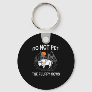 Porte-clés Ne pas familiariser avec les vaches Fluffy Funny B