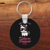 Porte-clés Ne Pas Me Faire Utiliser Mon Entraîneur De Cheval (Recto)