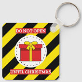 Porte-clés Ne pas ouvrir avant Noël (Dos)