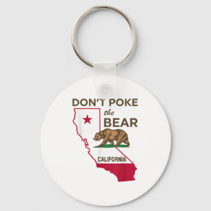 Porte-clés Ne pas prendre l’ours en Californie