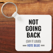 Porte-clés Ne pas revenir (Recto)