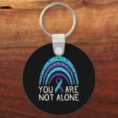 Porte-clés Ne sont pas la seule sensibilisation au suicide Sa (Recto)