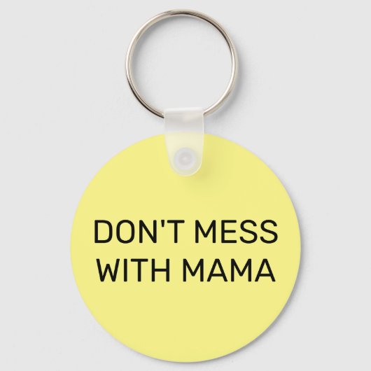 Porte-clés Ne touchez pas à Maman : (Recto)