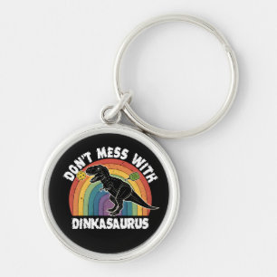 Porte-clés Ne Touchez Pas Au Pickleball Dinkasaurus
