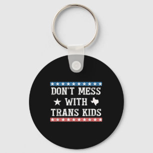 Porte-clés Ne touchez pas aux enfants trans Texas Protège les