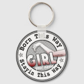 Porte-clés Né Une Fille (Recto)