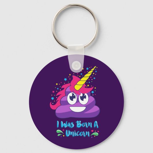 Porte-clés Né Unicorn Emoji (Recto)