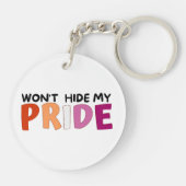 Porte-clés Ne va pas cacher ma fierté lesbienne (Dos)