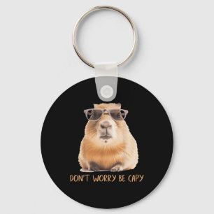 Porte-clés Ne vous inquiétez pas être Capy Capybara