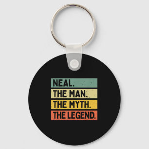 Porte-clés Neal l'homme le mythe la légende drôle Personnalis