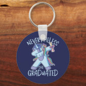 Porte-clés Néanmoins Elle A Diplômé Funny Humour de Graduatio (Recto)