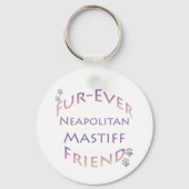 Porte-clés Neapolitain Mastiff Furever (Verso)